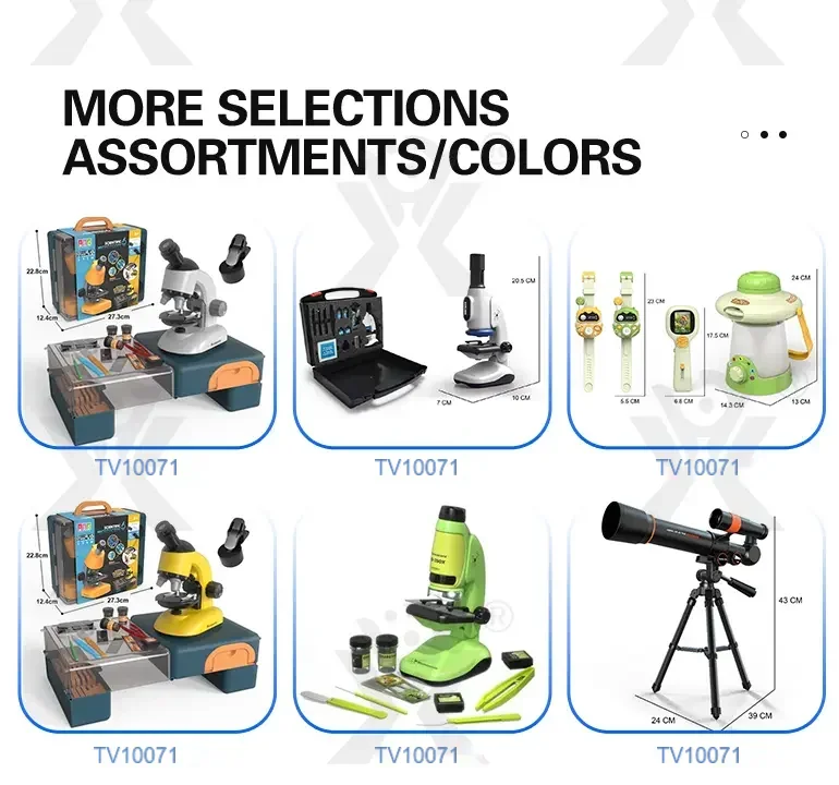 Scientific Microscope Toy, LED 100X-1200X Magnification · TV10071 · detail image 7 of 8