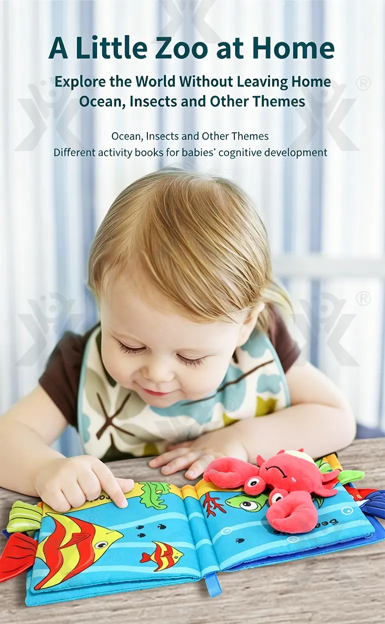Animal Soft Books with Crinkle Tails, Early Education Toy Supplies · TV10070 · detail image 5 of 10
