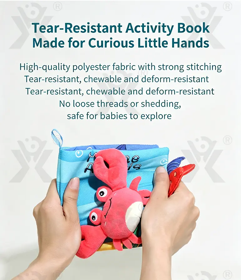 Animal Soft Books with Crinkle Tails, Early Education Toy Supplies · TV10070 · detail image 8 of 10