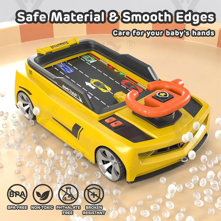 Racing Adventure Game Steering Wheel Toy with Music and Light · TV10088 · detail image 4 of 7