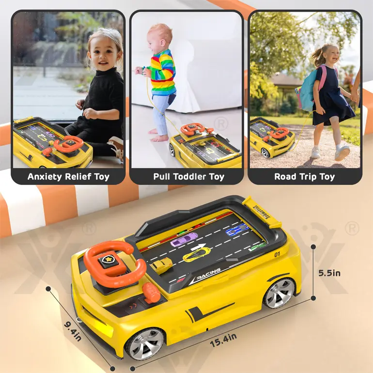 Racing Adventure Game Steering Wheel Toy with Music and Light · TV10088 · detail image 5 of 7