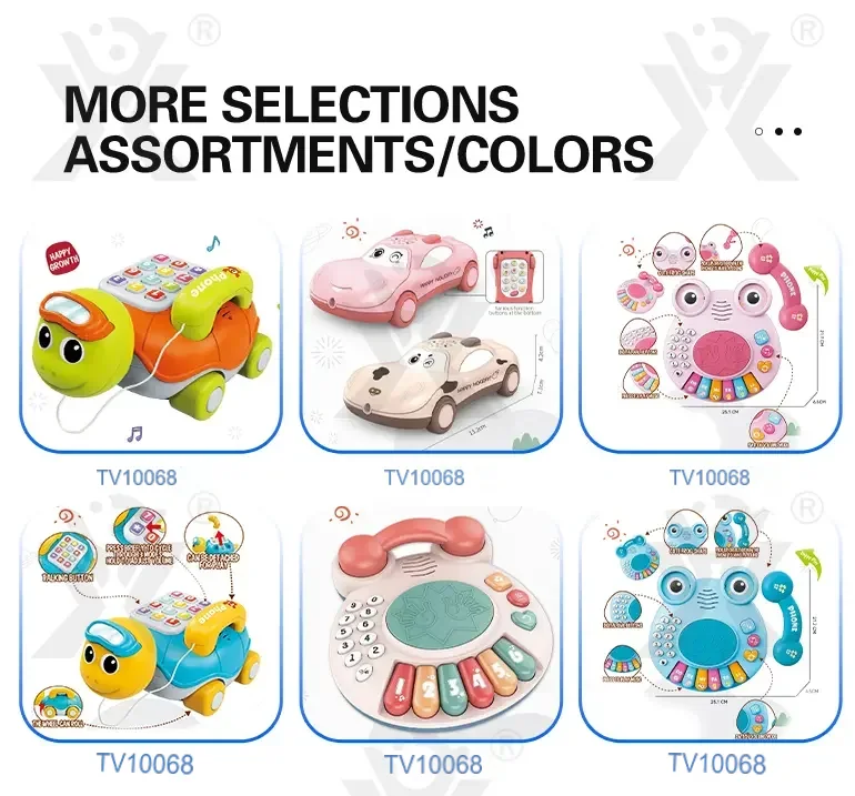 Cartoon Turtle Pull String Phone Toy · TV10068 · detail image 7 of 8