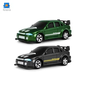 1/64 2.4G 4WD Mini Drift RC Car LED Light, High Speed Racing Remote Control Vehicles Models Desktop Toys
