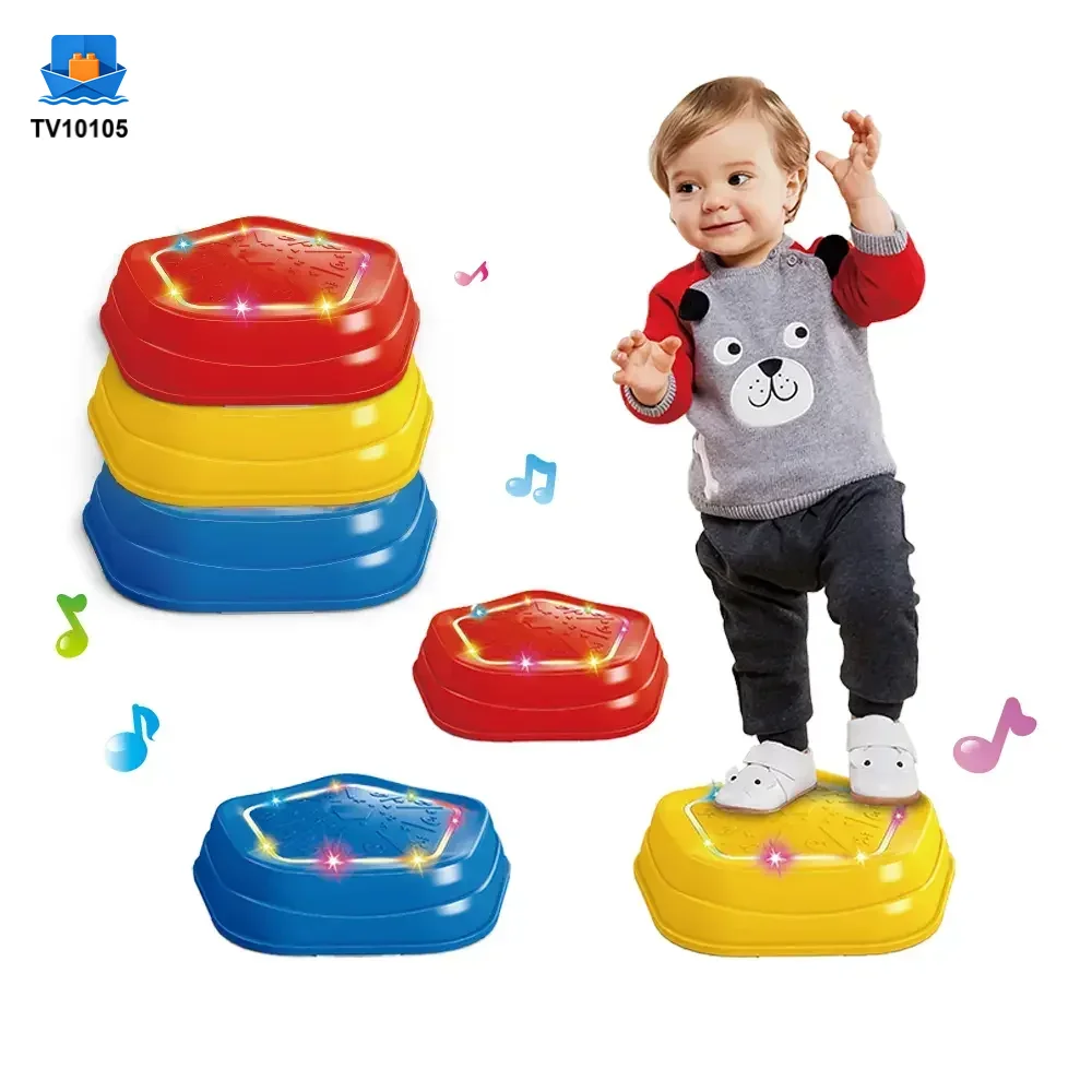 Balance Sensory Stepping Stones Indoor Outdoor Play With Light & Music-Baby Toys · TV10105 · product photo 1 of 6