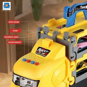 Carrier Truck Race Track Toddler Toys, Transport Truck Car Toy Foldable Track for Kids · TV10114 · product photo 12 of 15