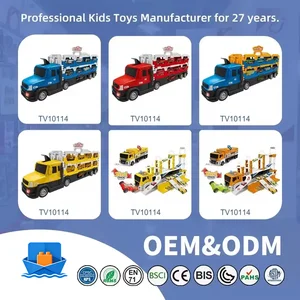 Carrier Truck Race Track Toddler Toys, Transport Truck Car Toy Foldable Track for Kids · TV10114 · product photo 15 of 15