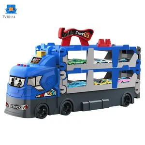 Carrier Truck Race Track Toddler Toys, Transport Truck Car Toy Foldable Track for Kids · TV10114 · product photo 2 of 15