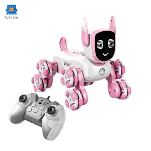Intelligent Voice Control Eight-Wheel Stunt Robot Dog with Light and Music · TV10118 · product photo 3 of 6