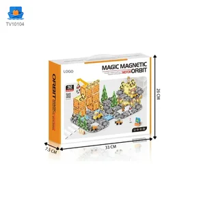 Engineer Magnetic Tile Sets For Kids, STEM Montessori Toy · TV10104 · product photo 3 of 6