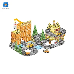 Engineer Magnetic Tile Sets For Kids, STEM Montessori Toy · TV10104 · product photo 6 of 6