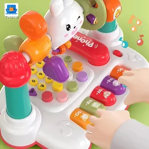 Cartoon Baby Interactive Music Light Keyboard Telephone Toy · TV10115 · product photo 2 of 8