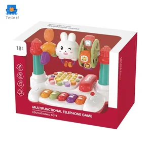 Cartoon Baby Interactive Music Light Keyboard Telephone Toy · TV10115 · product photo 6 of 8