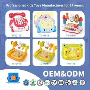 Cartoon Baby Interactive Music Light Keyboard Telephone Toy · TV10115 · product photo 8 of 8