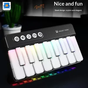 15 Key Kids Tasche Klavier Spielzeug LED Leichtes Musikinstrument·TV10099·Produktfoto 4 von 6
