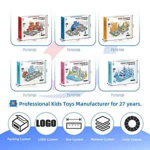 Pink Princess Castle Magnetic Tiles Building Blocks · TV10100 · product photo 6 of 7
