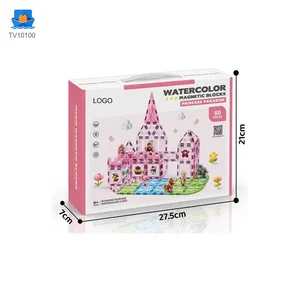 Pink Princess Castle Magnetic Tiles Building Blocks · TV10100 · product photo 7 of 7