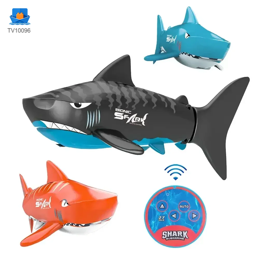 Electric Waterproof Remote Control Shark, Infrared-Controlled Water Toy- RC Shark Toy · TV10096 · product photo 1 of 11