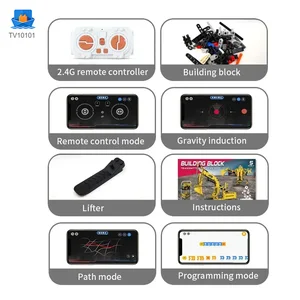 5-in-1 Engineering Building Set With RC & APP, STEM Educational Toy · TV10101 · product photo 3 of 10