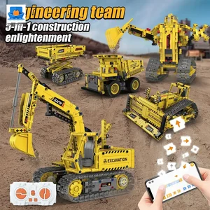 5-in-1 Engineering Building Set With RC & APP, STEM Educational Toy · TV10101 · product photo 6 of 10