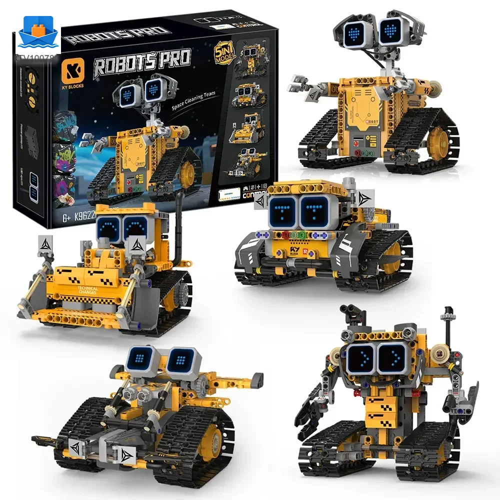 STEM Robot Building Kit, 5-in-1 Robot, Programmable, Remote & App Control · TV10078 · product photo 1 of 6