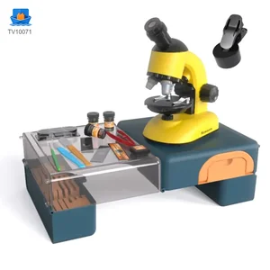 Scientific Microscope Toy, LED 100X-1200X Magnification