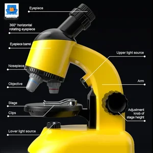 Scientific Microscope Toy, LED 100X-1200X Magnification · TV10071 · product photo 2 of 7