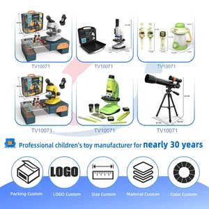 Scientific Microscope Toy, LED 100X-1200X Magnification · TV10071 · product photo 7 of 7