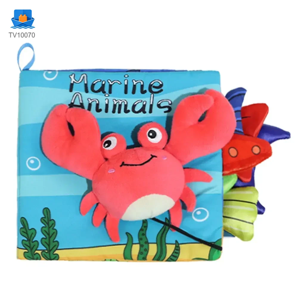 Animal Soft Books with Crinkle Tails, Early Education Toy Supplies · TV10070 · product photo 1 of 7