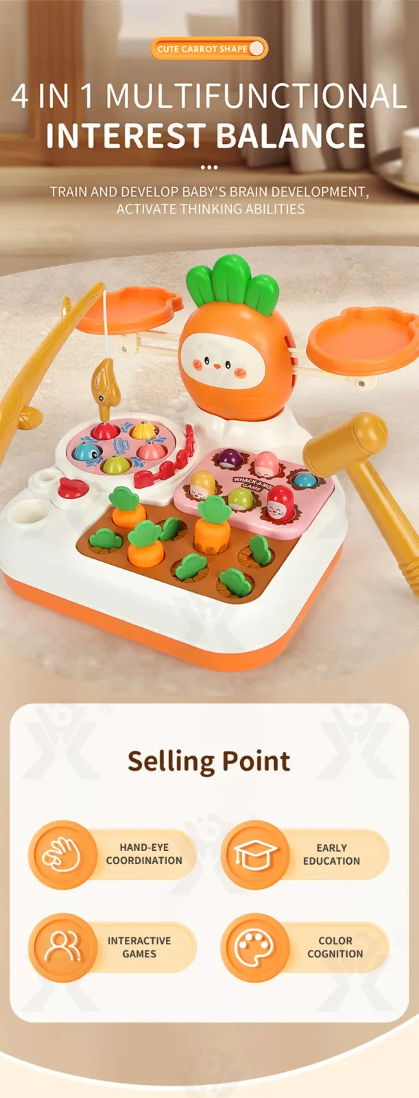 4-in-1 Multi-Activity Toy · TV10049 · detail image 1 of 13