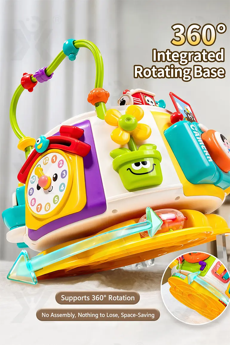 10-in-1 Activity Cube Toys, Educational Rotating Activity Busy Box Toy · TV10045 · detail image 4 of 6