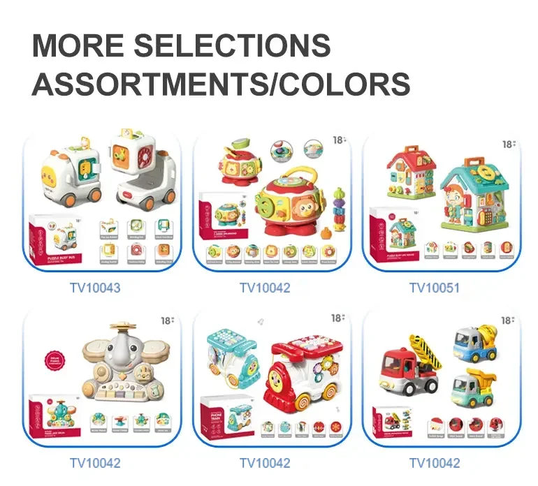 Activity Shape Sorting Bus, Educational Baby Musical Toy · TV10042 · detail image 8 of 9