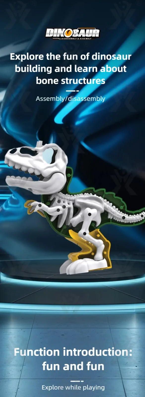3D Puzzle Figures Assembly Dinosaur Skeleton Toy · TV10020 · detail image 1 of 6
