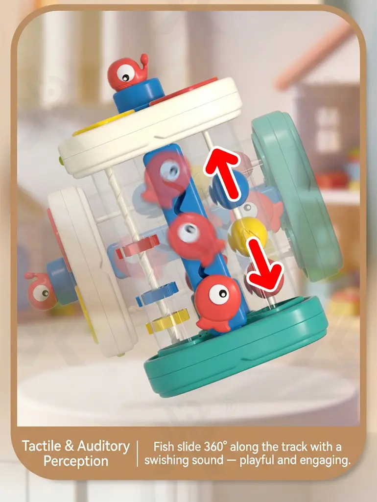 Multifunctional Baby Shape Sorter Hooty Sound Tube Toy · TV10038 · detail image 4 of 9