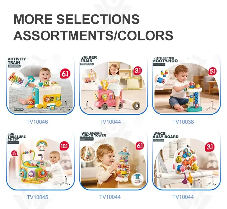 Multifunctional Baby Steam Walker Train Toy, 5-in-1 Activity Ride Toy · TV10044 · detail image 7 of 8