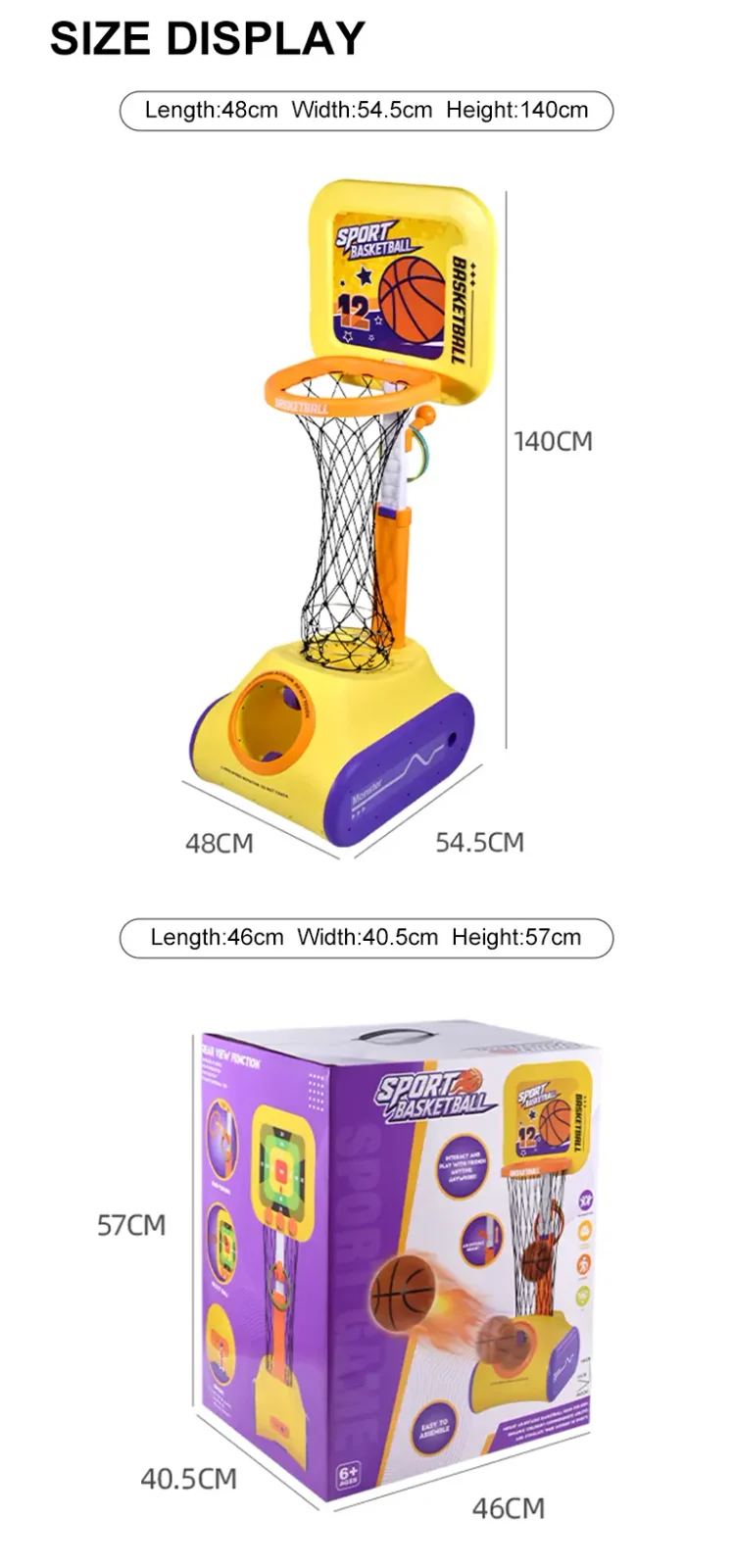 Basketball Shooting Machine Toy Supplies · TV10034 · detail image 9 of 9