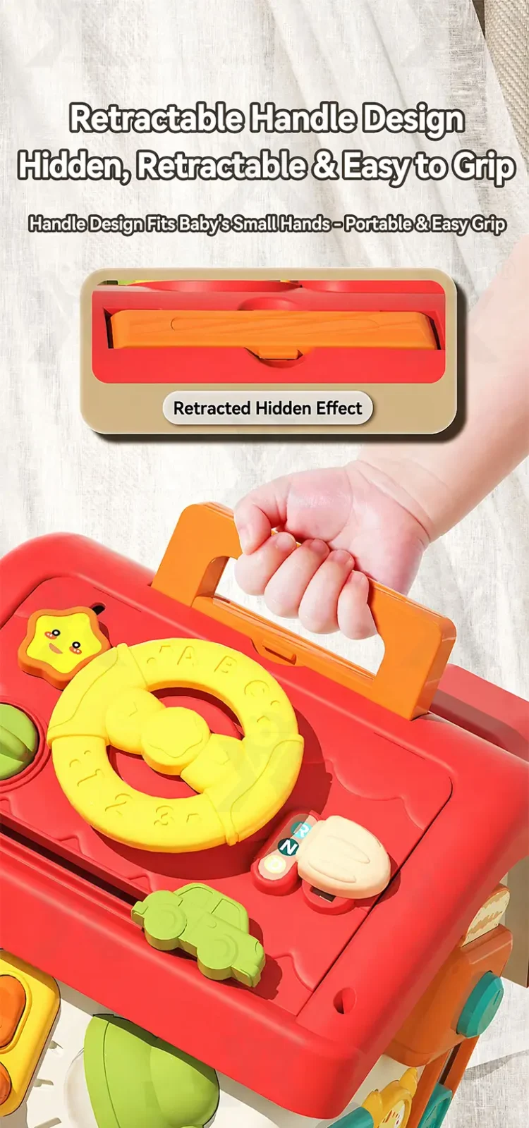 Montessori Busy House Activity Toy for Toddler · TV10051 · detail image 8 of 12