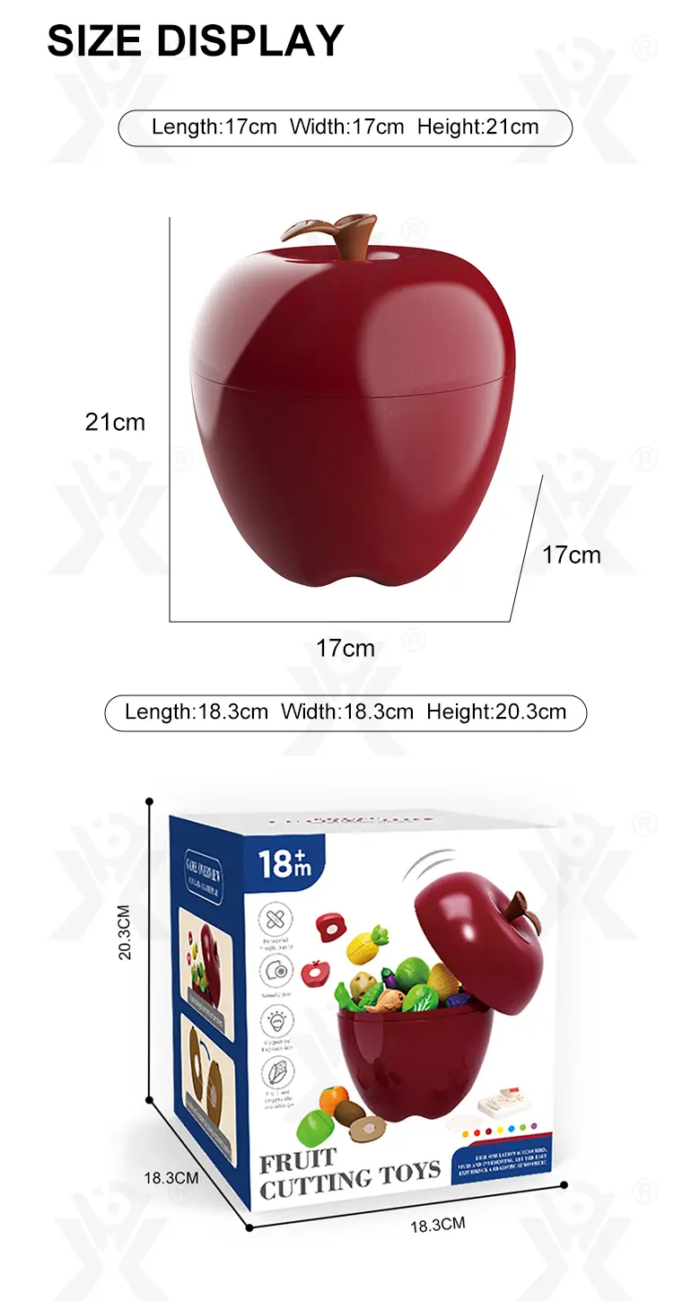 Pretend Play Kitchen Cutting Fruits Vegetables Toys · TV10055 · detail image 10 of 10