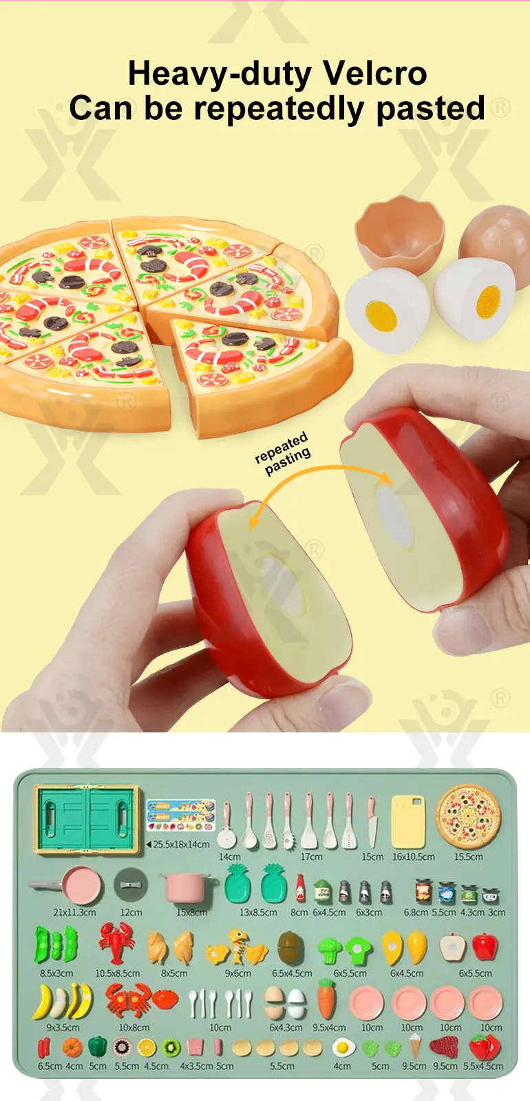 Cutting Pretend Play Food Toy Kitchen Pretend Play Set · TV10018 · detail image 9 of 10