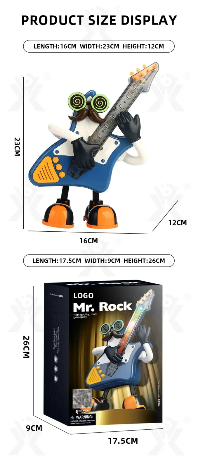 Kids Dancing Rocking Guitar Musical Toy · TV10030 · detail image 16 of 16
