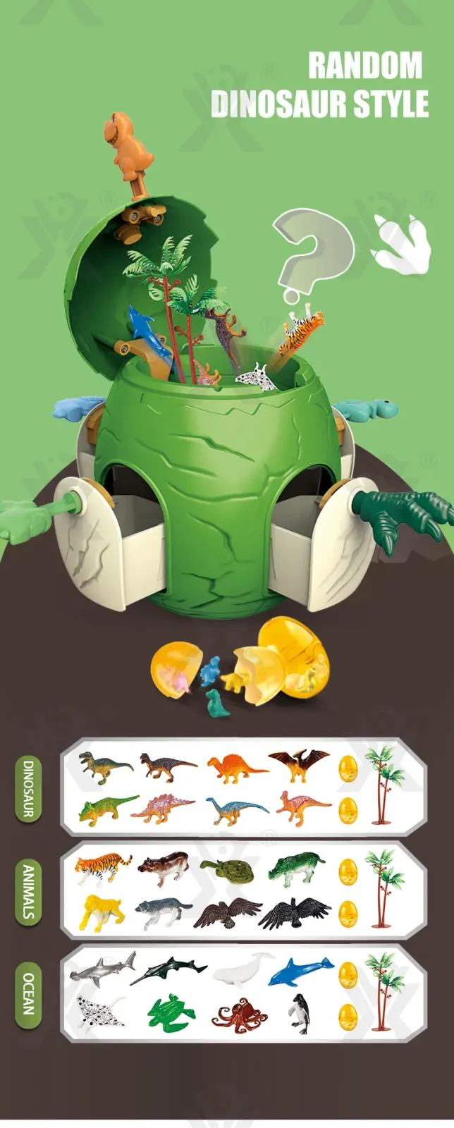 Articulated Dinosaur Egg Surprise Blind Box · TV10016 · detail image 2 of 4