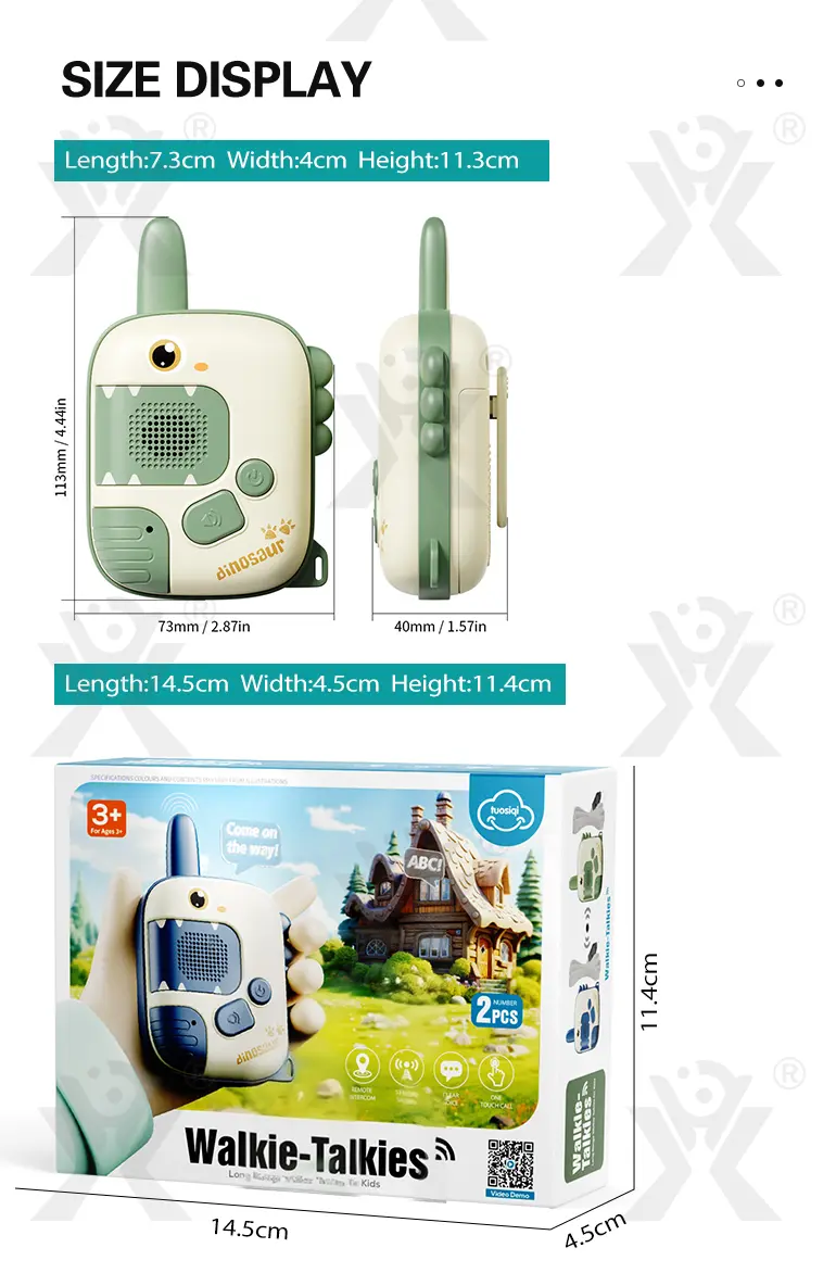 Dinosaur Walkie Talkies, 300M Range · TV10064 · detail image 8 of 8