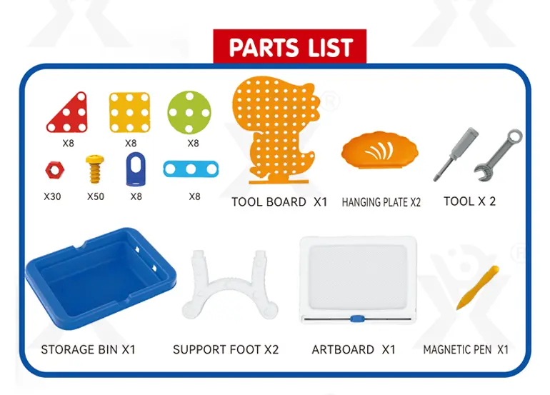 Educational Construction Table Toy & Magnetic Drawing Board · TV10035 · detail image 7 of 9