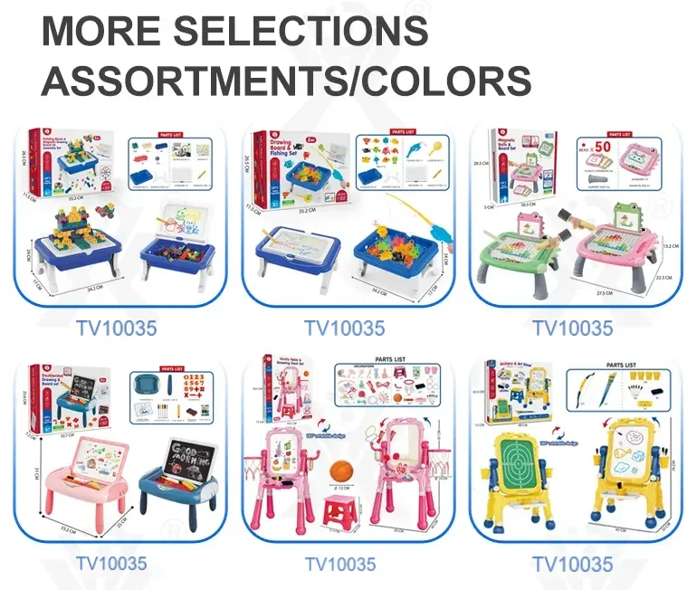 Educational Construction Table Toy & Magnetic Drawing Board · TV10035 · detail image 8 of 9