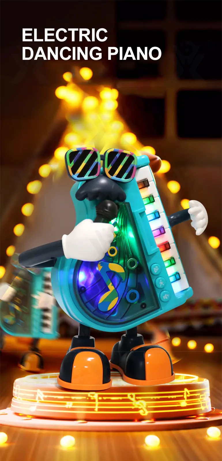 Kids Electric Dancing Piano Toy, Interesting and Funny · TV10032 · detail image 1 of 8