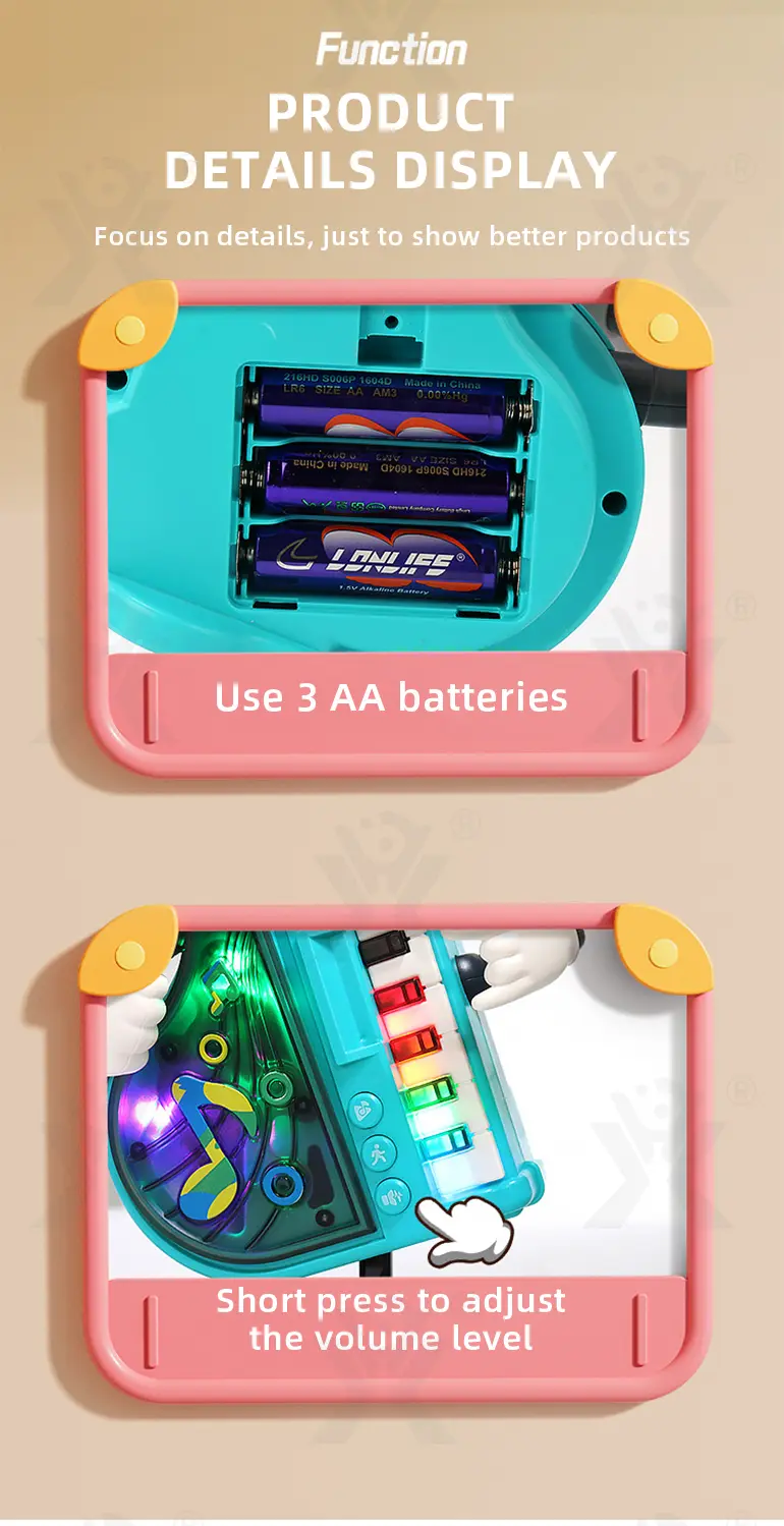 Kids Electric Dancing Piano Toy, Interesting and Funny · TV10032 · detail image 6 of 8