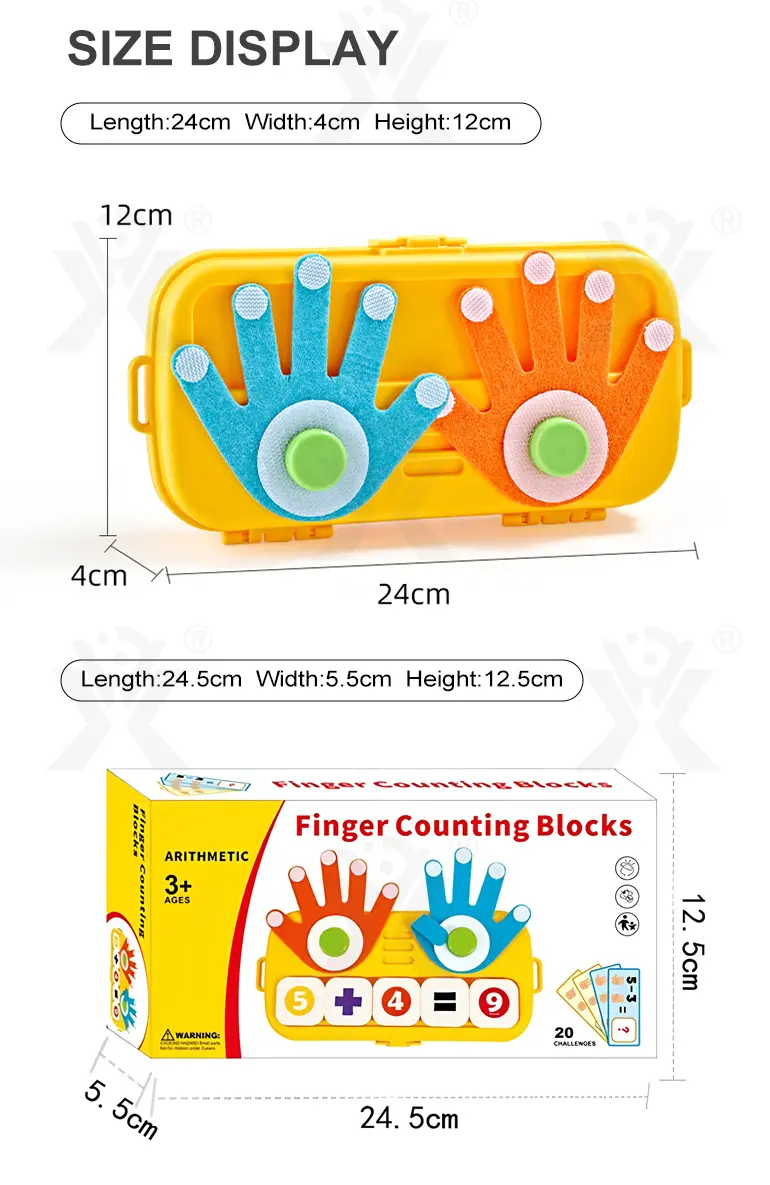 Finger Counting Board, Educational Number Logic Game for Kids · TV10053 · detail image 11 of 11