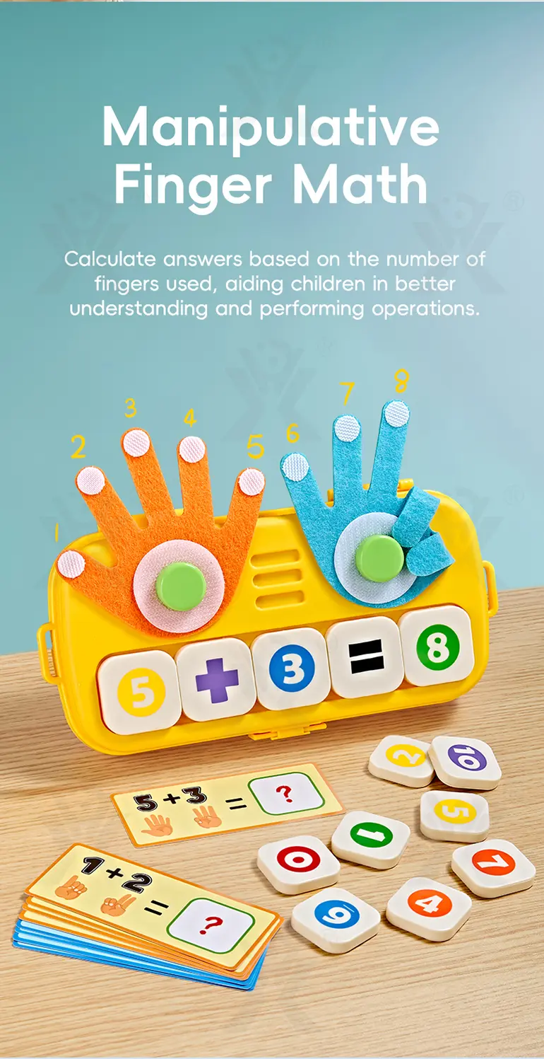 Finger Counting Board, Educational Number Logic Game for Kids · TV10053 · detail image 3 of 11