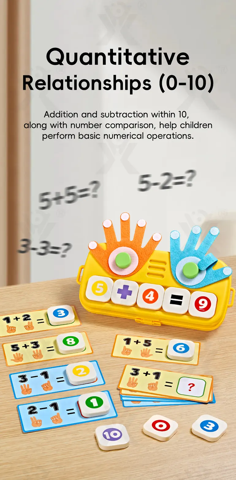 Finger Counting Board, Educational Number Logic Game for Kids · TV10053 · detail image 5 of 11