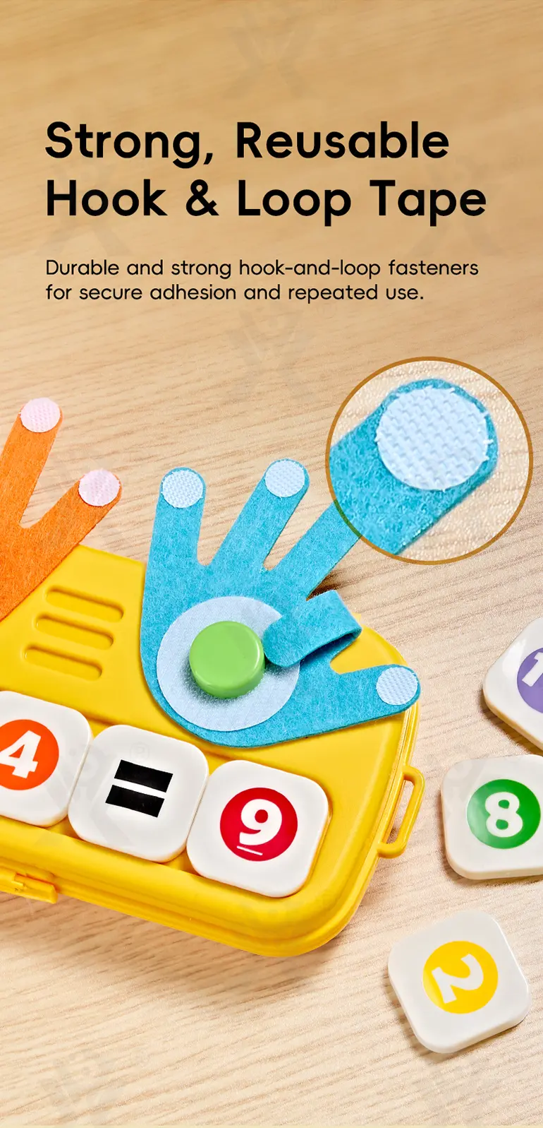 Finger Counting Board, Educational Number Logic Game for Kids · TV10053 · detail image 7 of 11