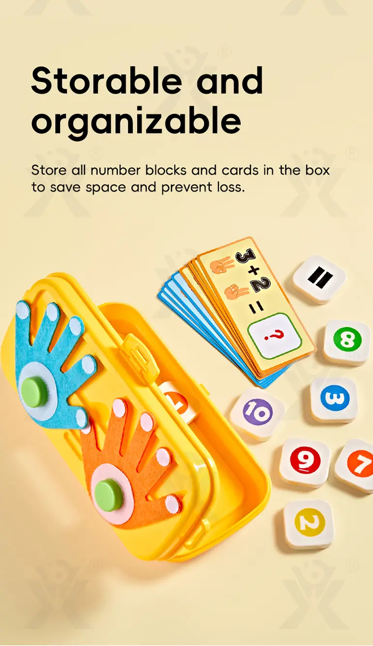 Finger Counting Board, Educational Number Logic Game for Kids · TV10053 · detail image 8 of 11